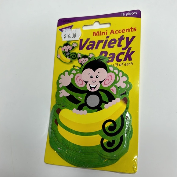 Trend Enterprises monkey and banana mini accent variety pack - Picture 4 of 7